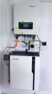A SoFar inverter and GTX battery solar pv system installed by SolarSmart Energy Ltd Ireland.