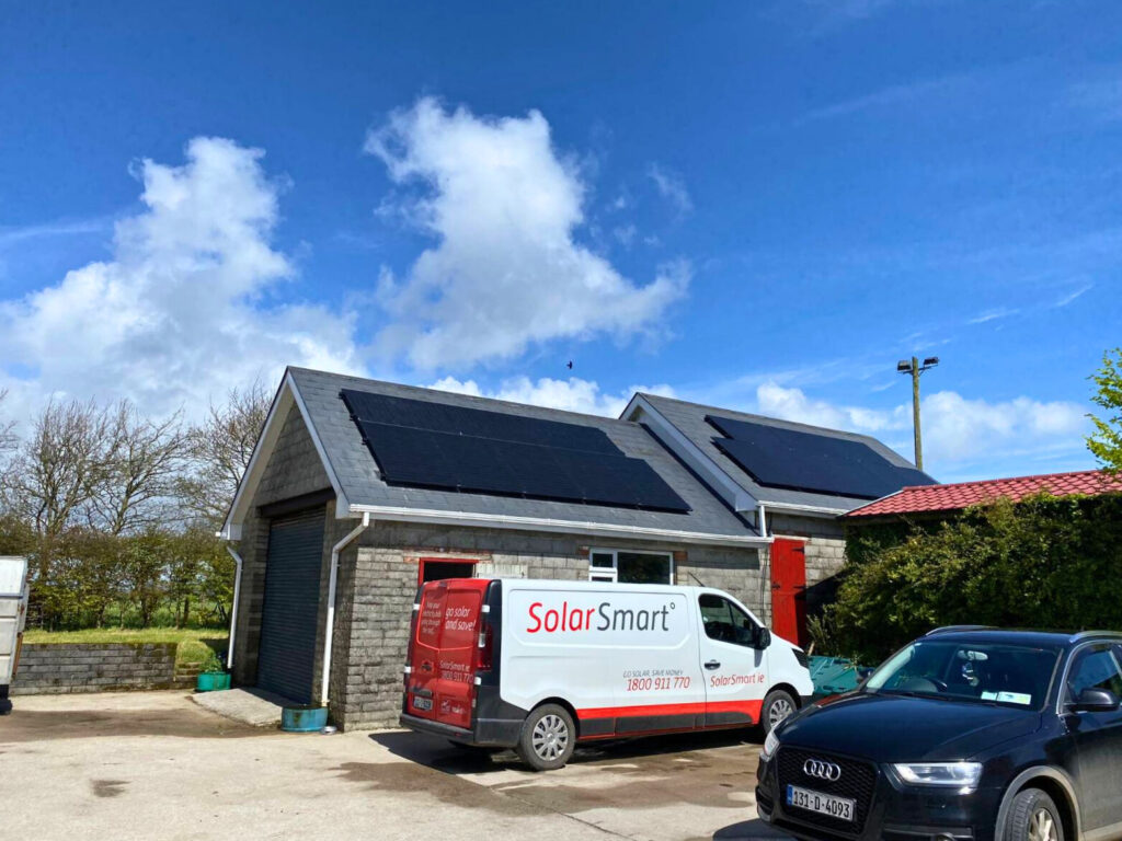 A gorgeous installation of solar in Ireland, revealing the magic of going solar in Ireland.