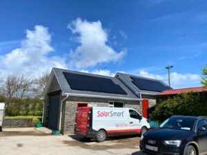 A gorgeous installation of solar in Ireland, revealing the magic of going solar in Ireland.