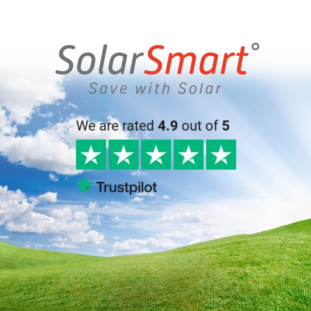 SolarSmart 5 star rating TrustPilot